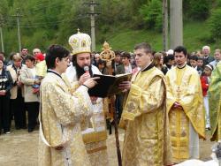 Târnosirea noii biserici din colonia Ciudanoviţa